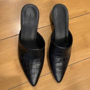 Blacks mules size 7 by Rebecca Minkoff